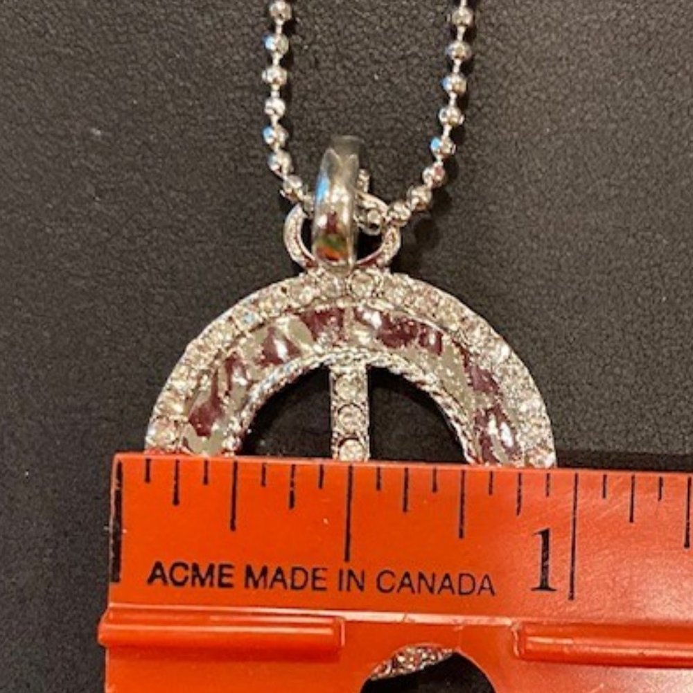 Lia Sophia "PEACE" Necklace - Picture 6 of 7